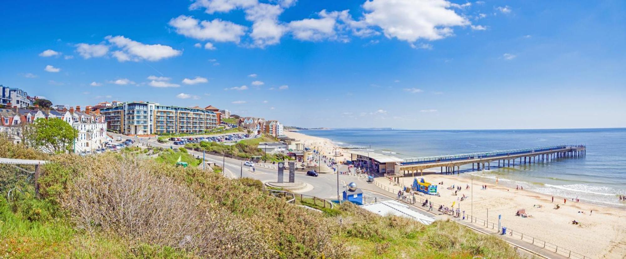 Bournecoast - Clifftop Apartment With Garden -Fm827 Μπόρνμουθ Εξωτερικό φωτογραφία